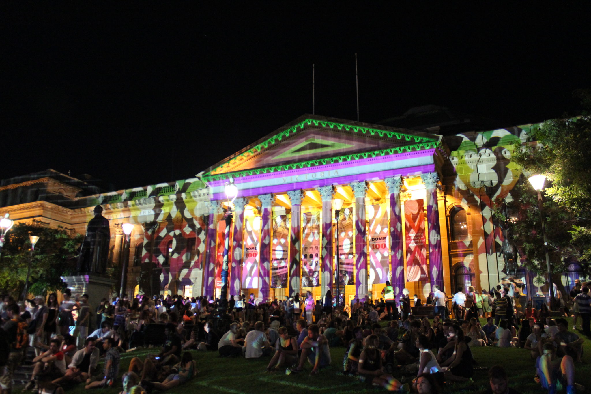 White Night Melbourne state library