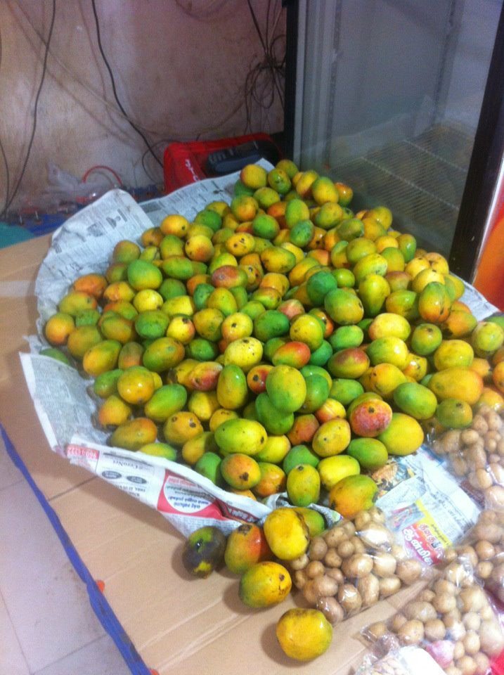 The first mango crop of the season in Chennai