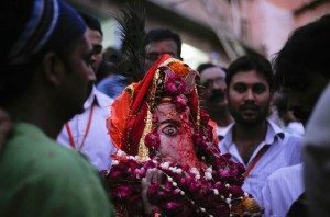 Karachi's Hindus celebrate Ganesh Chaturthi in 2011 (Image: Reuters)