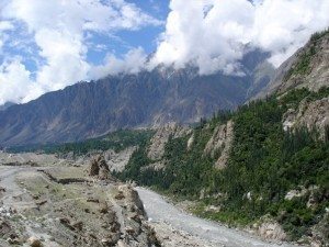 The northern end of the Hunza Valley