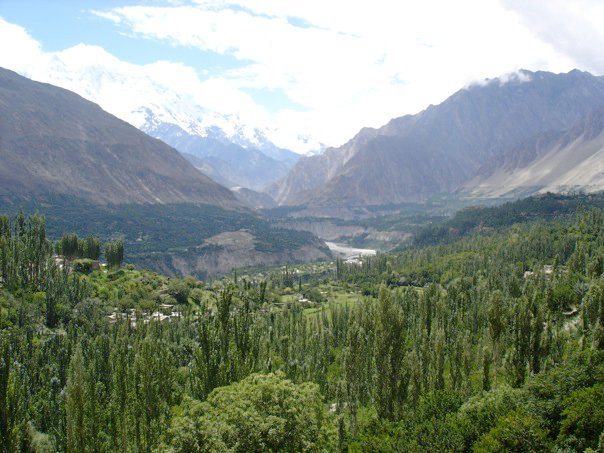 Hunza Valley, seen from Karimabad