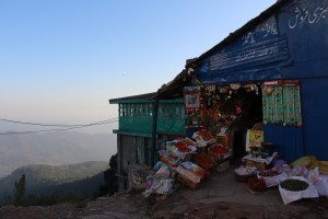 Fruit and vegetable store in Murree
