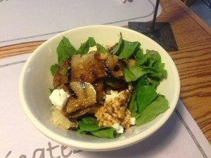 Chargrilled Sweet Potato, Feta and Pinenut Salad at The Delicatessen by Coso Nostra