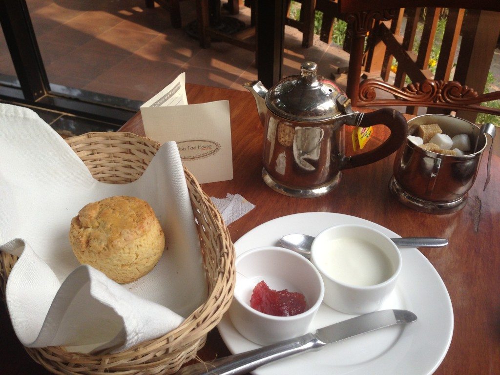 Scones and tea English Teahouse
