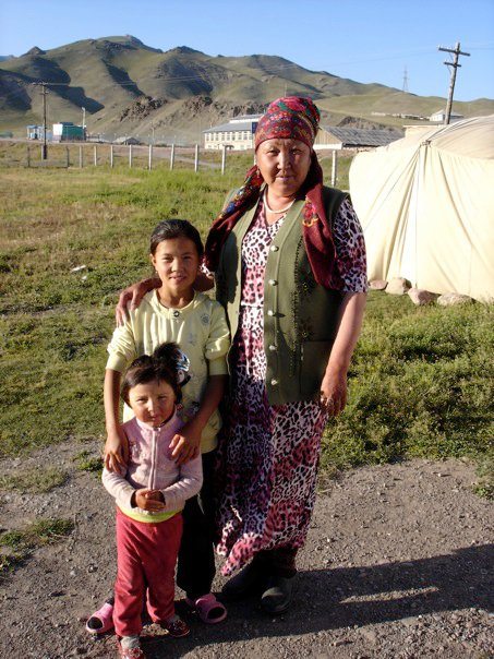 Homestay family at Sary Tash, Kyrgyzstan