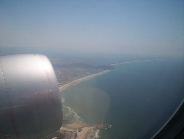 Taking off from the Gold Coast, bound for Japan in 2009.