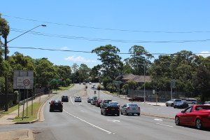 The Pacific Highway/M1 interchange at Wahroonga