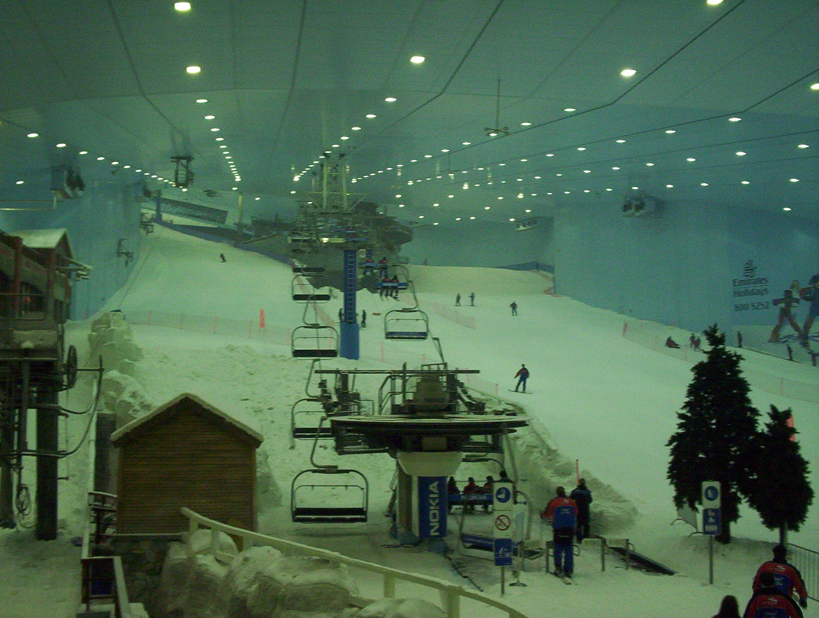 Ski Dubai, seen from Mall of the Emirates