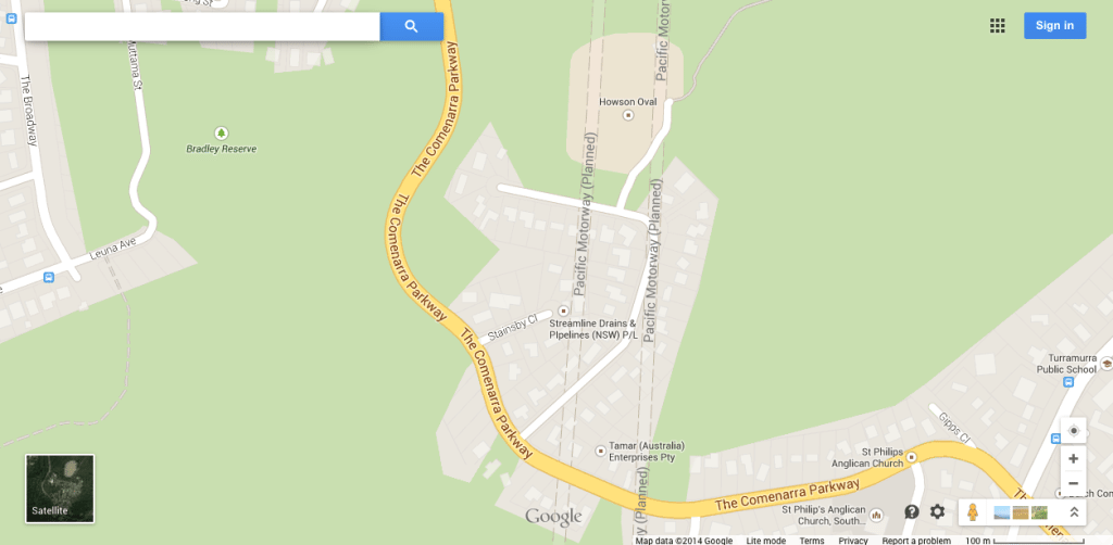 Google Maps M1 M2 connector 2/5/2014