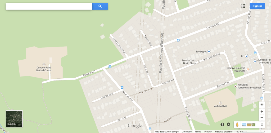 Google Maps M1 M2 connector 2/5/2014