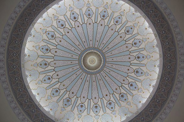 One of the ceiling domes at the Islamic Arts Museum, Kuala Lumpur
