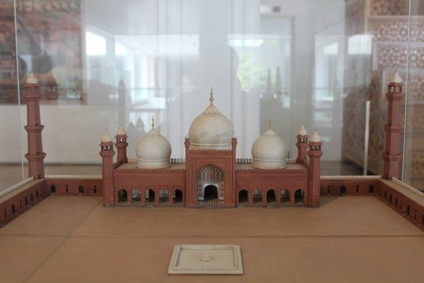 Lahore represent! A model of the Badshahi Mosque at the Islamic Arts Museum, Kuala Lumpur
