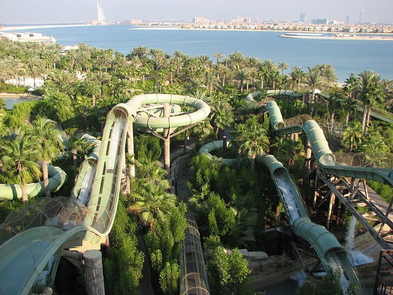 Aquapark in Atlantis (Image: Skhakirov, Wikimedia Commons)