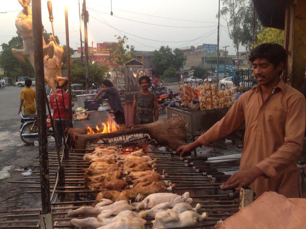 A saji vendor in Lahore's Karim Block Market