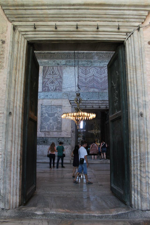 Entrance to Aya Sofya, Istanbul