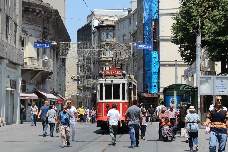 The Taksim - Beyoglu Tram, Istanbul