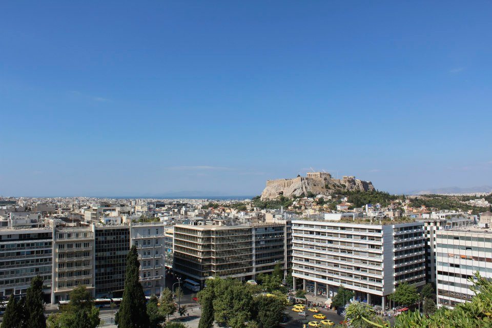 Athens, seen from the Grande Bretagne