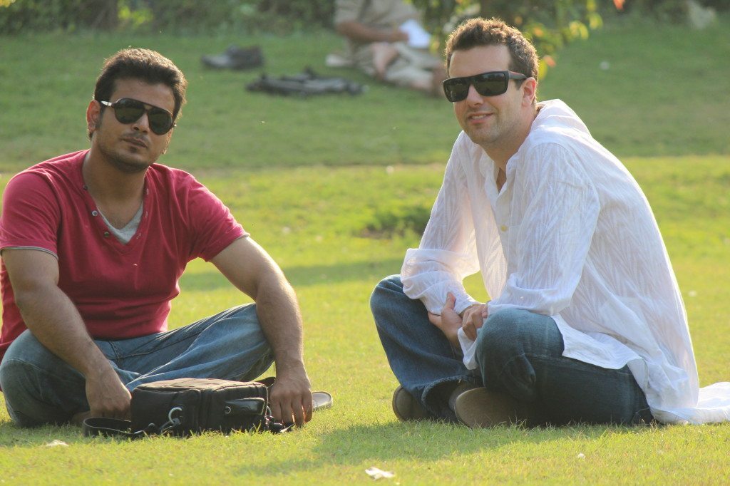 With Aehsun in Jinnah Park, Lahore