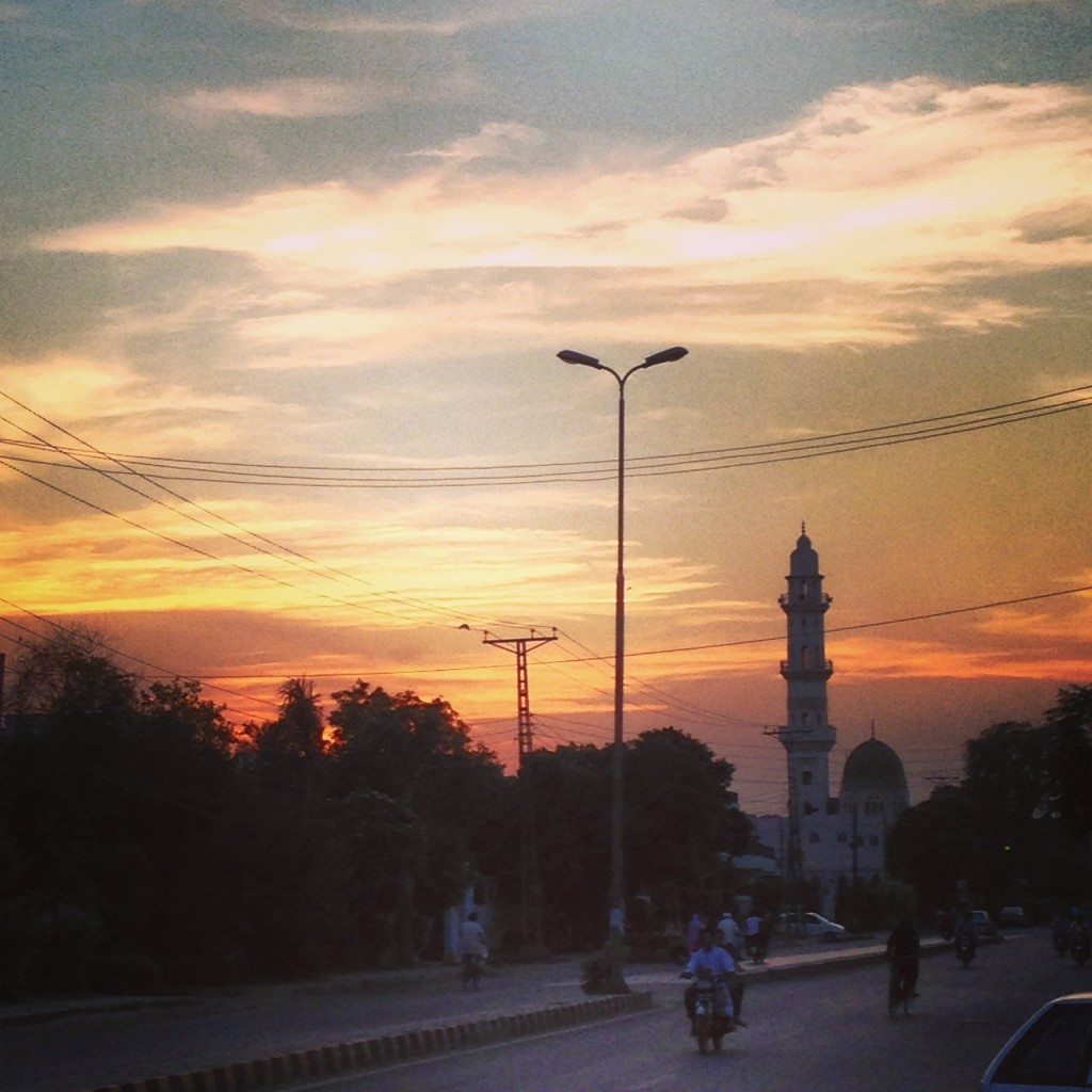 Sunset in Lahore