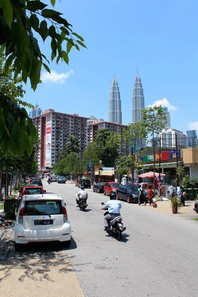 Old and new; Kampung Baru, Kuala Lumpur