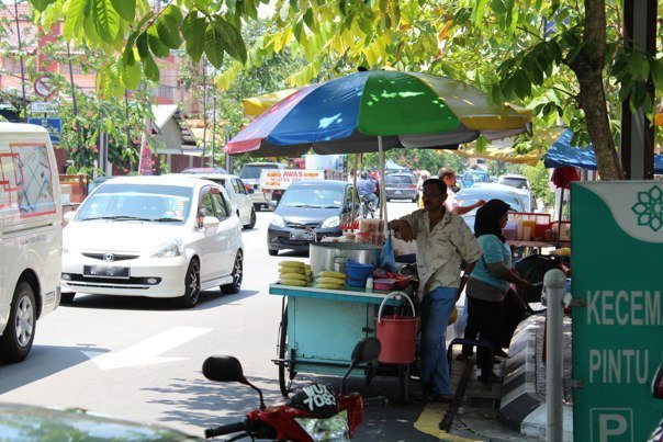 Street vendor in Kampung Baru, Kuala Lumpur
