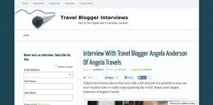 Travel Blogger Interviews
