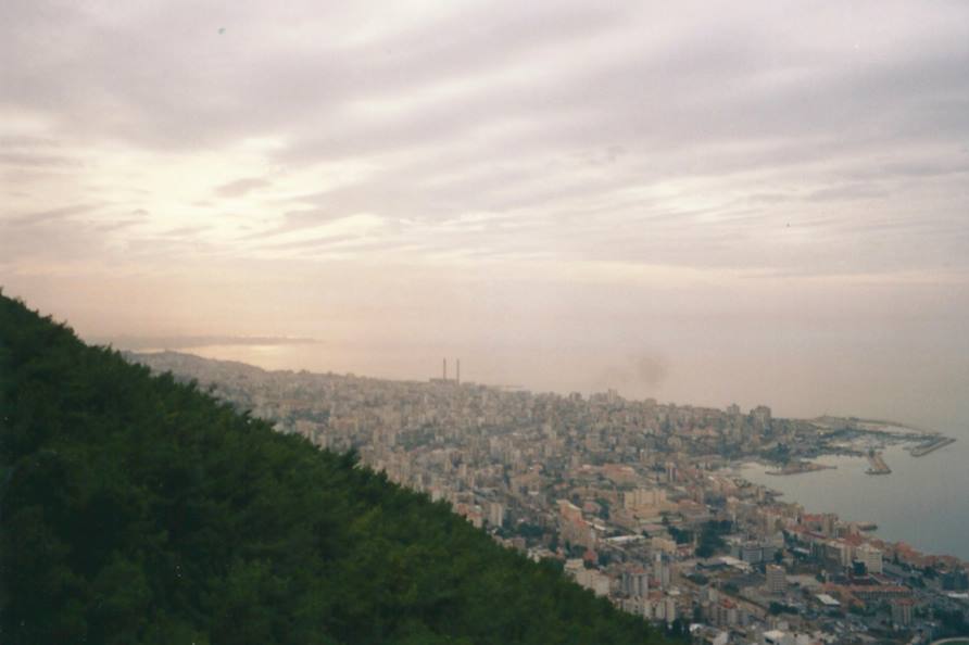 Jounieh, Lebanon, from the Teleferique (cable car)