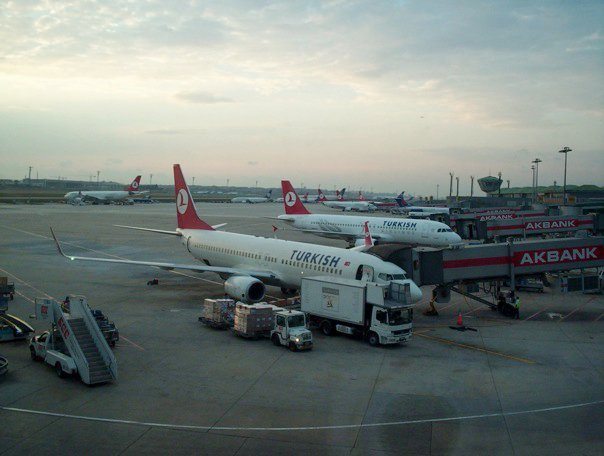 Turkish Airlines at Istanbul Ataturk Airport