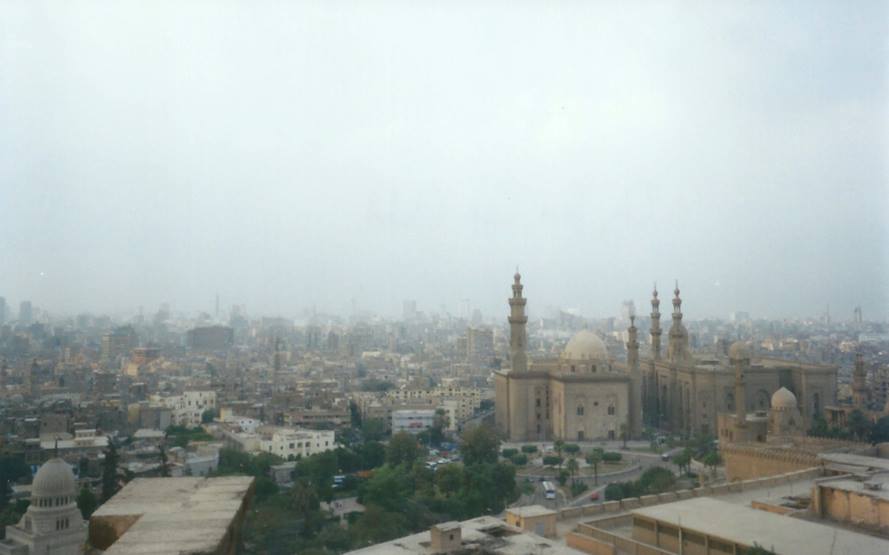 Ar-Rifai Mosque and the Cairo skyline