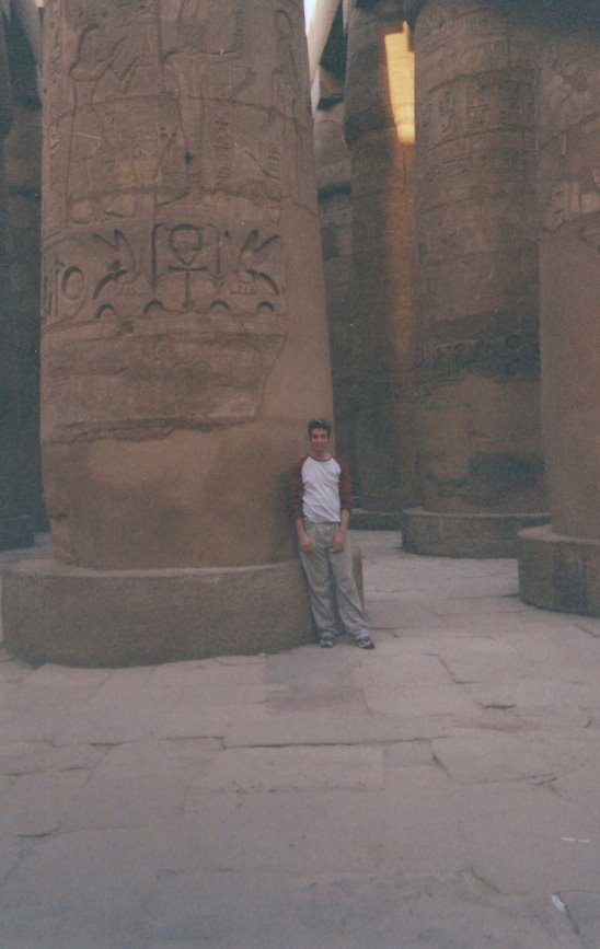 At the Great Hypostyle Hall, Karnak Temple, Luxor