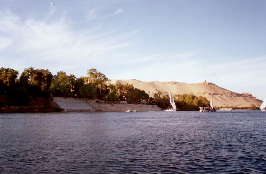 Felucca trip on the River Nile at Aswan - Kitchener's Island
