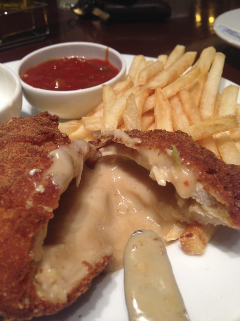 Butlers Chocolate Cafe's Cheesy stuffed chicken