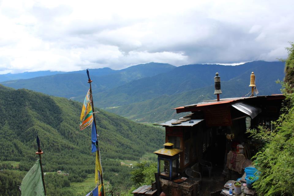 Paro Valley from Taktshang Goemba (Tiger's Nest Monastery)