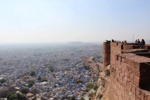 Looking over the blue city, Mehrangarh, Jodhpur