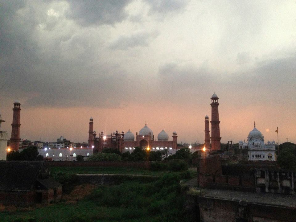 Sunset over Badshahi Mosque, Lahore