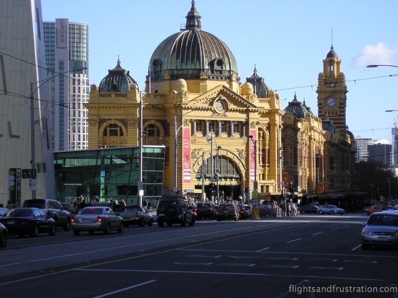 Flinders Street Station in Melbourne CBD