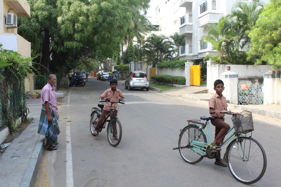 Walking along the streets of Mylapore, Chennai