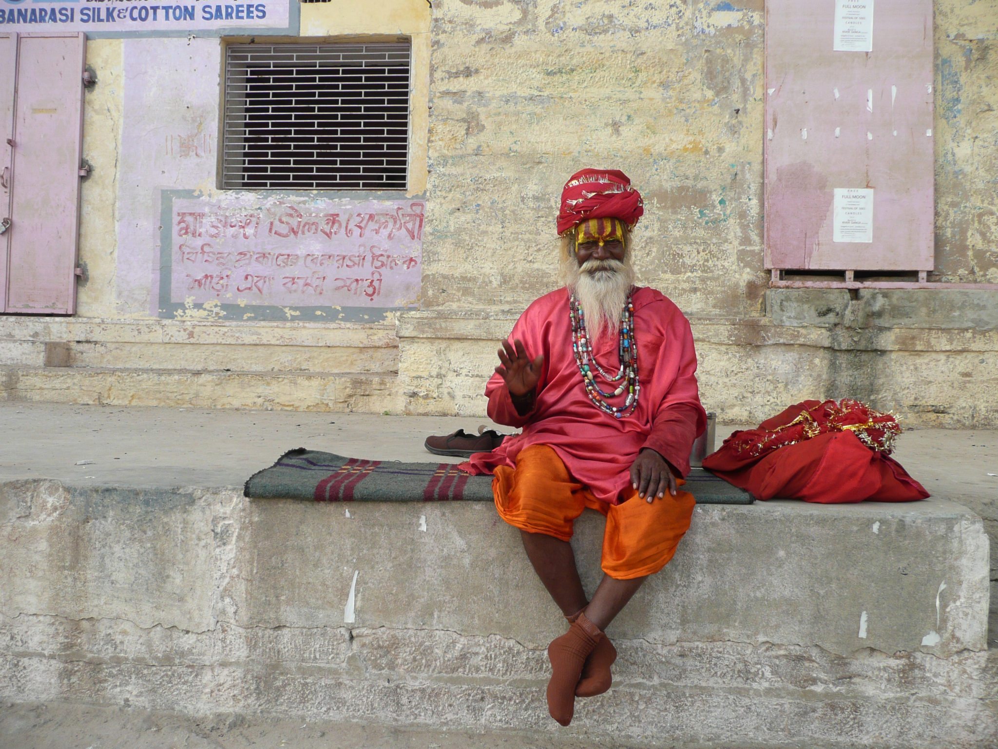 Holy man in Varanasi