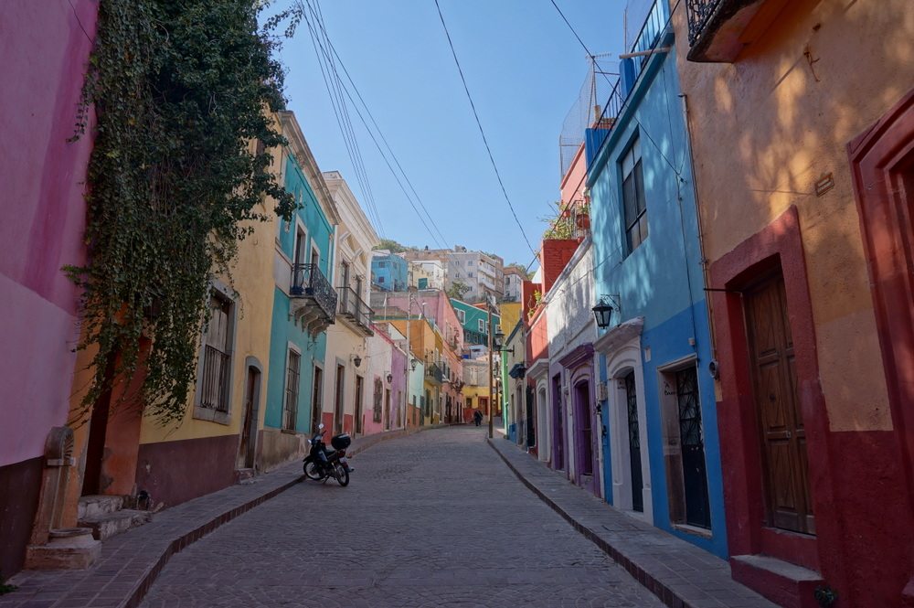 Colourful lanes in Guanajuato