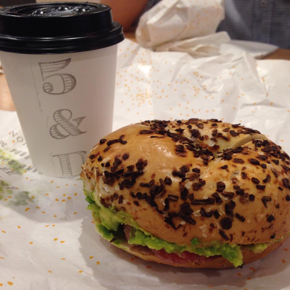5 and Dime bagel and coffee