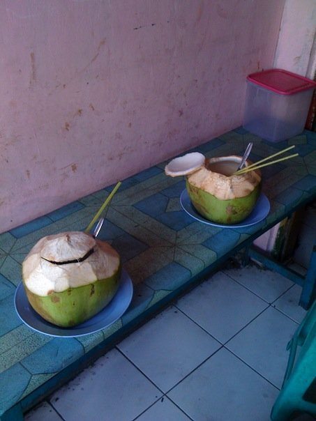 Young coconut water