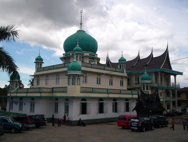 Minangkabau Mosque with a fusion of design styles