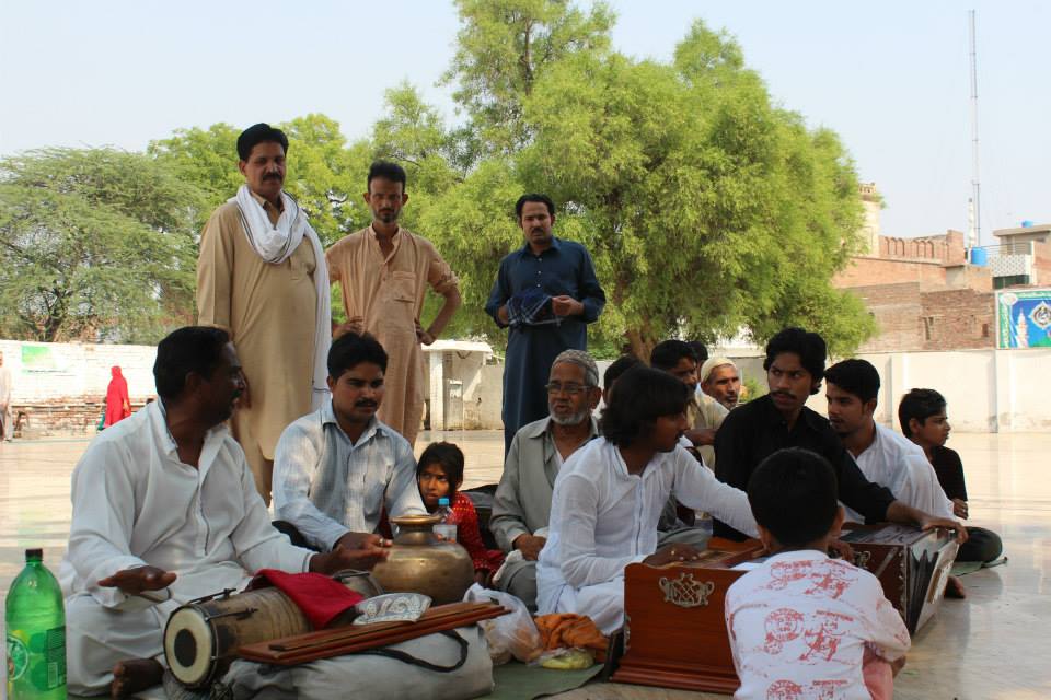 Qawaali (sufi spiritual music) at Darbar of Baba Bulleh Shah