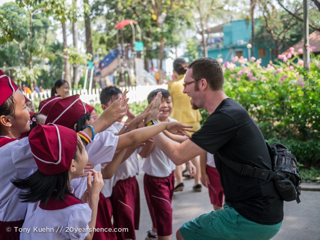 Lots of Smiles and High Fives in HCMC