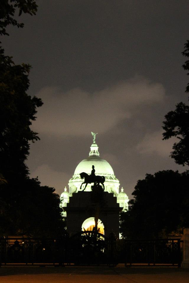 Good night Kolkata, at the Victoria Monument