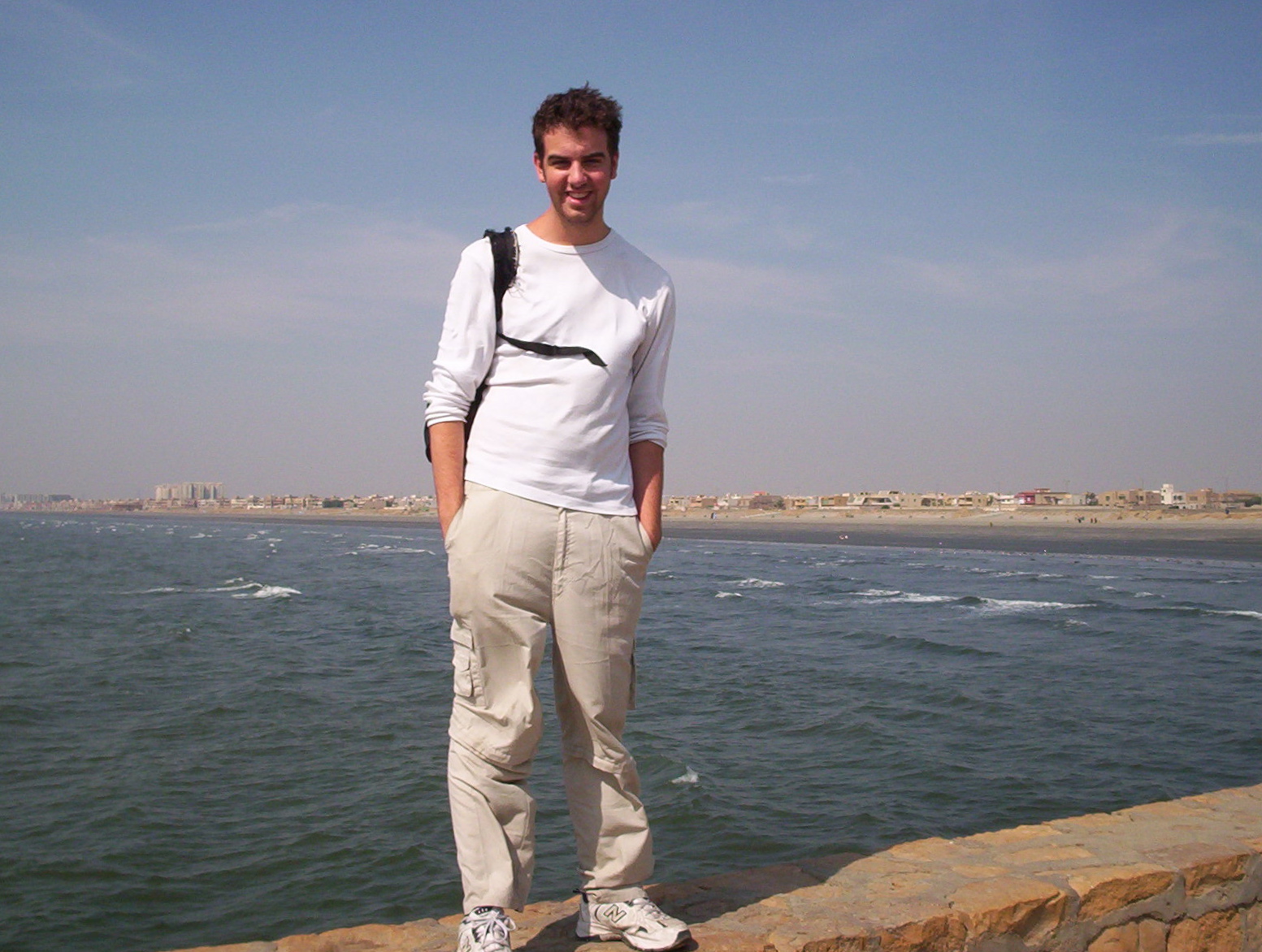 On the beach in Karachi many moons ago, during my first trip to Pakistan in 2006.
