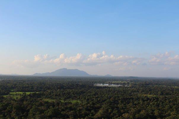 View from the top of Lion Rock, Sigiriya