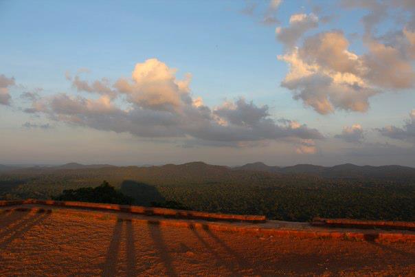 Shadows on the top of Lion Rock, Sigiriya