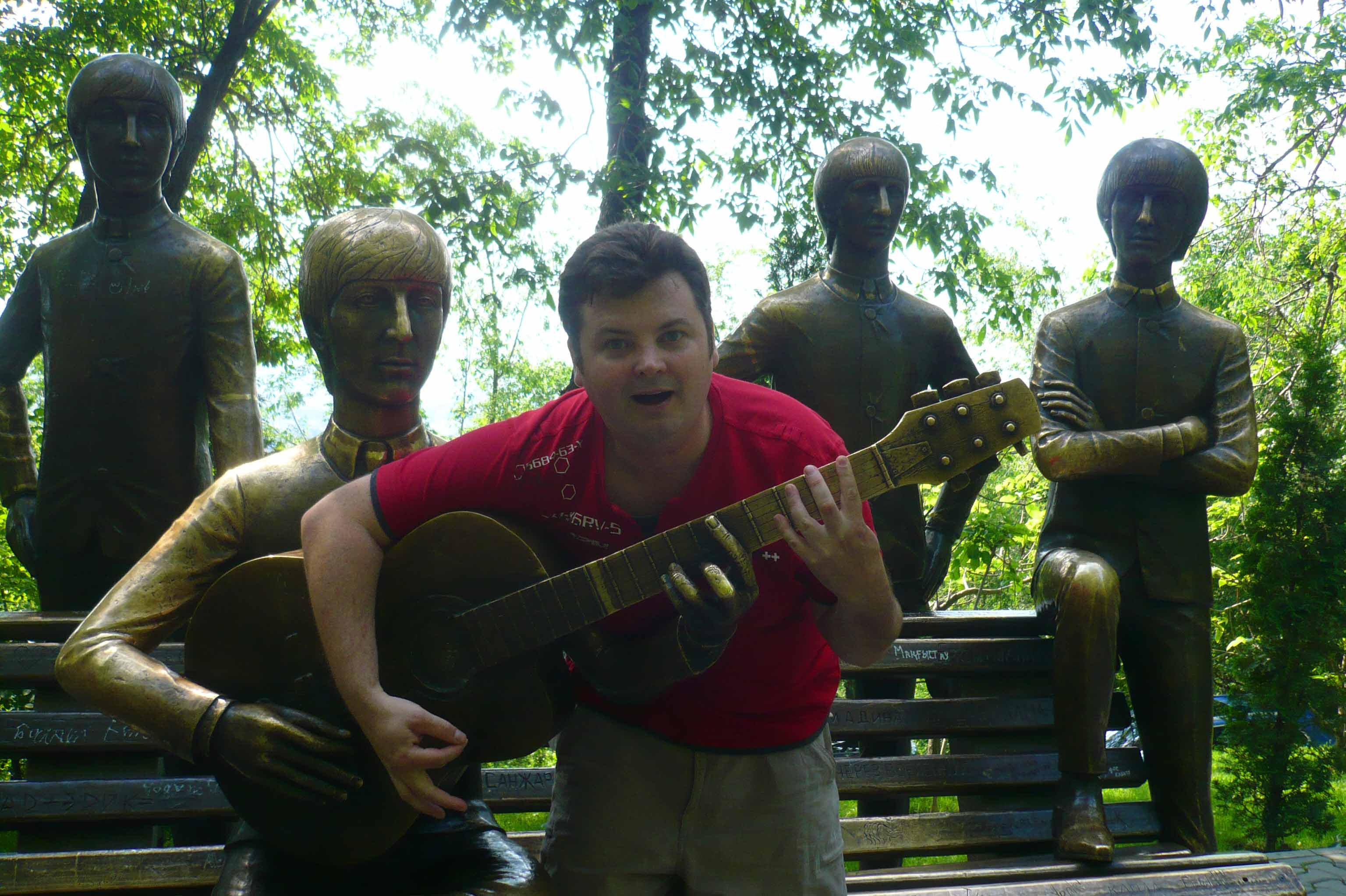 Me and the fab four at Kok Tobe
