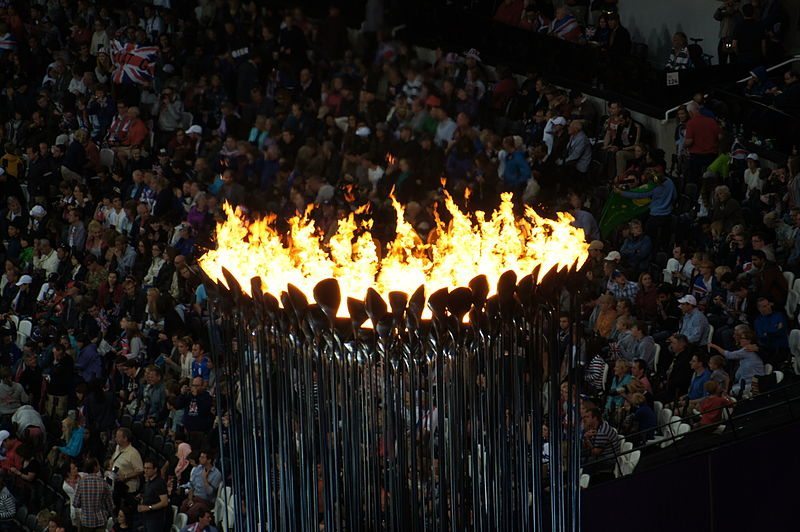 London olympic cauldron (Image: CDE Photos)